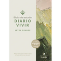 Biblia de Estudio del Diario Vivir Ntv, Letra Grande (Tapa Dura, Letra Roja)