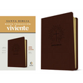 Santa Biblia Ntv, Letra Súper Gigante (Sentipiel, Café Oscuro, Letra Roja)