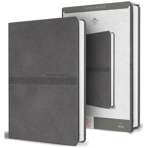 Biblia Rvr 1960 Letra Grande, Tamaño Manual, Símil Piel Gris, Edición Económica / Rvr 1960 Bible, Large Print Handy Size, Gray Imitation Leather, Econ