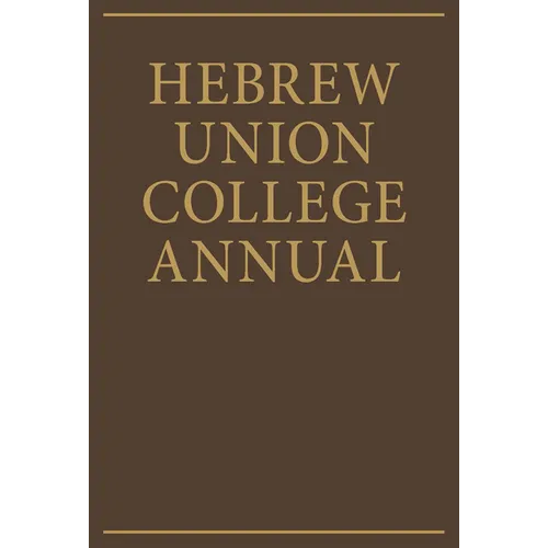 Hebrew Union College Annual Volume 44