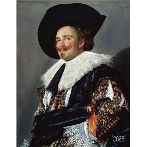 Frans Hals Planner 2026: The Laughing Cavalier Organizer Calendar Year January-December 2026 (12 Months) Dutch Baroque Art Painting