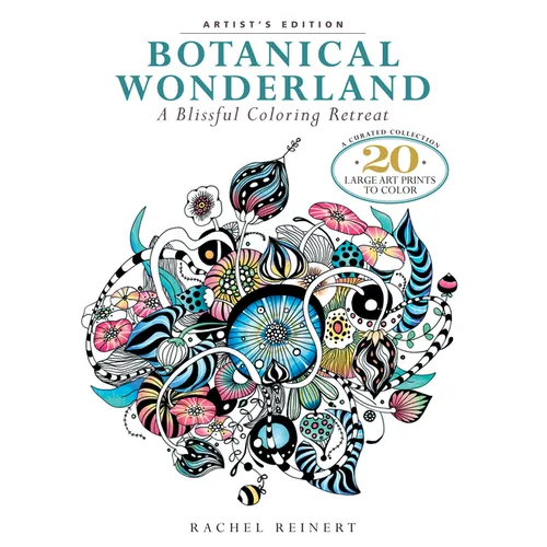 Botanical Wonderland: A Blissful Coloring Retreat: A Curated Collection - 20 Large Art Prints to Color