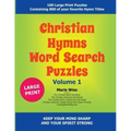 Christian Hymns Word Search Puzzles Volume 1