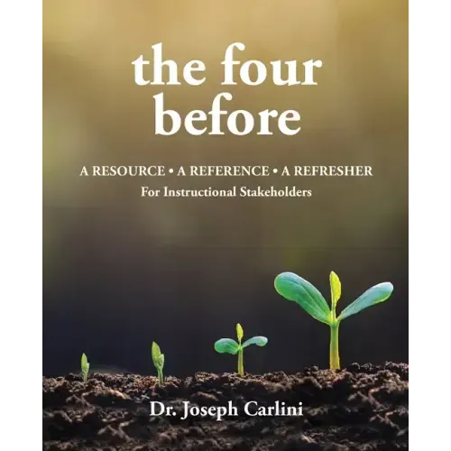 The four before: A Resource - A Reference - A Refresher For Instructional Stakeholders