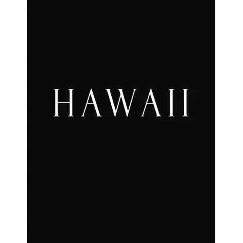 Hawaii: Black and White Decorative Book to Stack Together on Coffee Tables, Bookshelves and Interior Design - Add Bookish Char