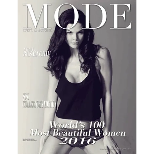 Mode Lifestyle Magazine World's 100 Most Beautiful Women 2016: 2020 Collector's Edition - Natalia Busmachiu Cover