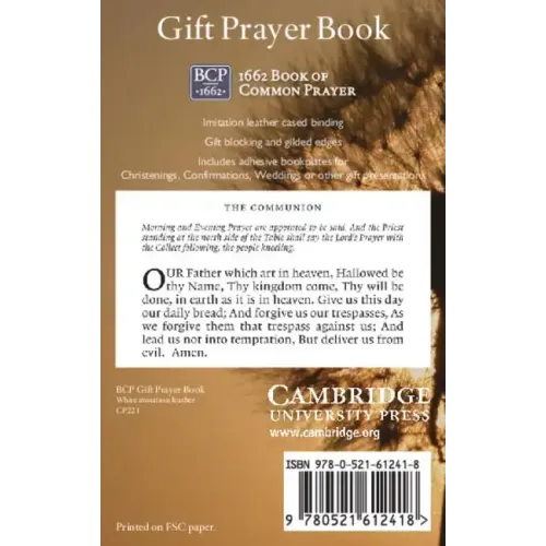 Book of Common Prayer, Gift Edition, White Cp221 601b White