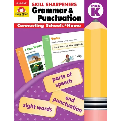 Skill Sharpeners: Grammar & Punctuation, Prek Workbook