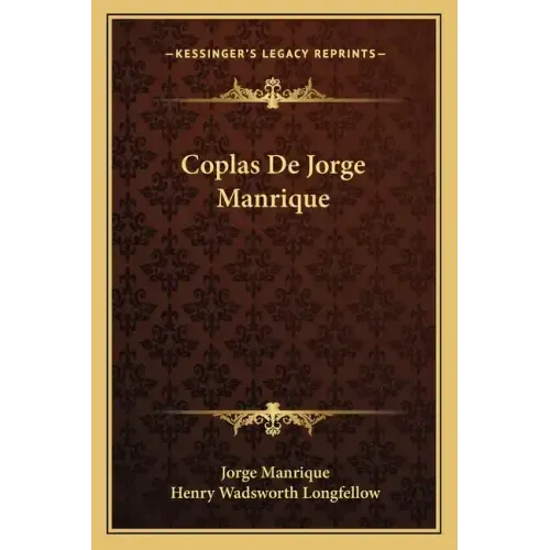 Coplas de Jorge Manrique