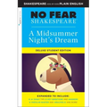 A Midsummer Night's Dream: No Fear Shakespeare Deluxe Student Editions - Shakespeare Side-By-Side Plain English