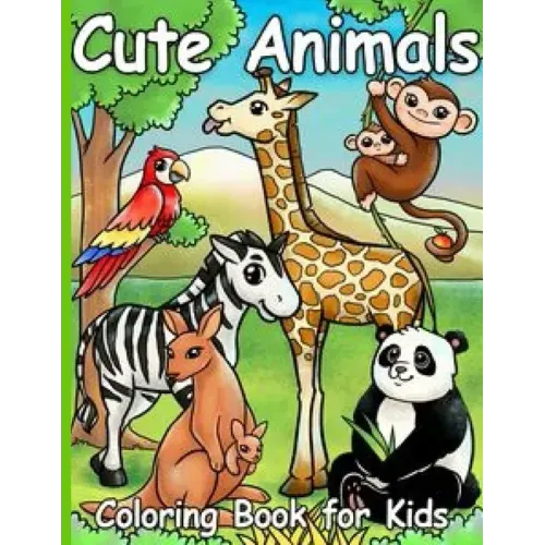 Cute Animals coloring book for kids: Preschool Coloring Book