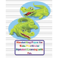 Handwriting Paper for Kids: Practicular Alphabet Learning with fun.: Cursive Writing Books and Practice Paper:3-Line and Checkered Writing Sheets(