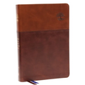 Nkjv, Matthew Henry Daily Devotional Bible, Leathersoft, Brown, Red Letter, Thumb Indexed, Comfort Print: 366 Daily Devotions by Matthew Henry