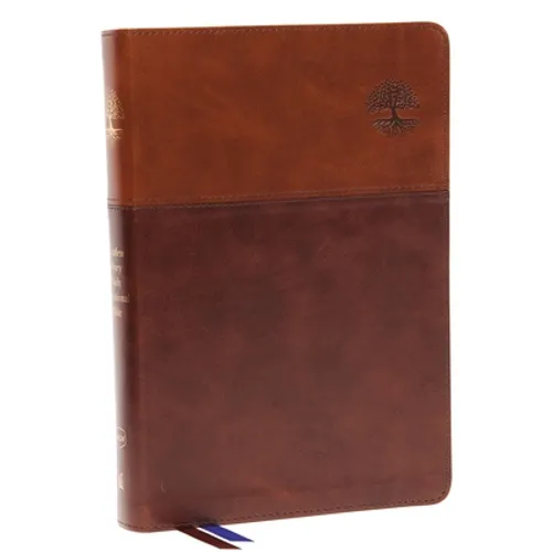 Nkjv, Matthew Henry Daily Devotional Bible, Leathersoft, Brown, Red Letter, Thumb Indexed, Comfort Print: 366 Daily Devotions by Matthew Henry