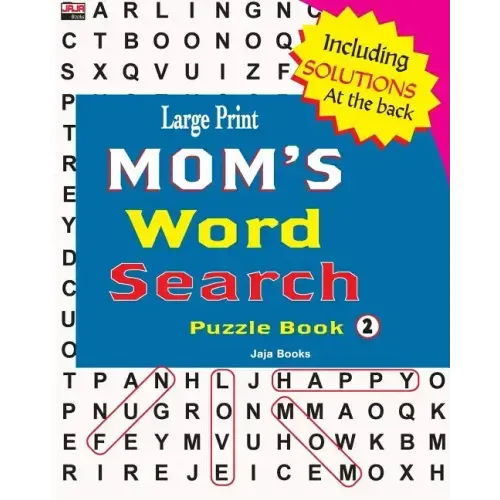 Large Print MOM'S Word Search Puzzle Book, Vol. 2