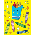 Cute Crayons Sketchbook: Jumbo Drawing Pad For Sketching, Doodling And Coloring