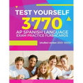 Test Yourself 3770 AP Spanish language exam Practice Flashcards (shuffled version 2001-3000): Advanced placement Spanish language test questions with