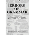 Errors of Grammar