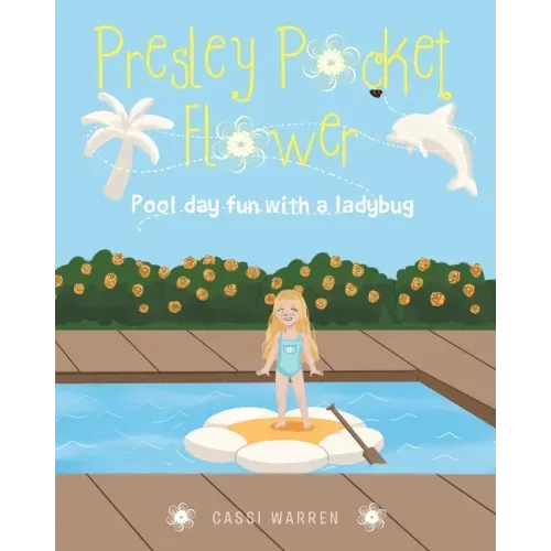 Presley Pocket Flower: Pool day fun with a ladybug