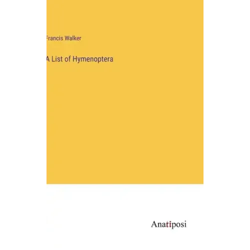 A List of Hymenoptera