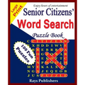 Senior Citizens' word search puzzle book