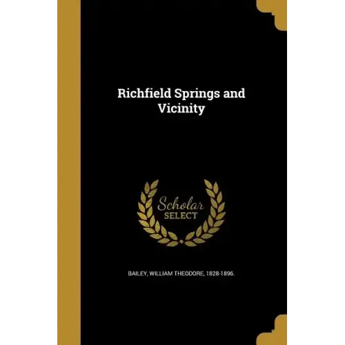 Richfield Springs and Vicinity
