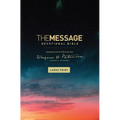The Message Devotional Bible, Large Print (Hardcover): Featuring Notes and Reflections from Eugene H. Peterson