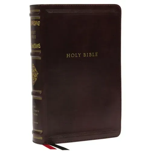 Nkjv, Personal Size Reference Bible, Sovereign Collection, Leathersoft, Brown, Red Letter, Thumb Indexed, Comfort Print: Holy Bible, New King James Ve