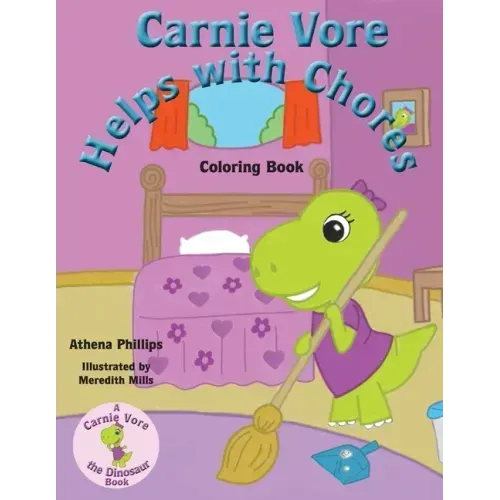 Carnie Vore Helps with Chores Coloring Book
