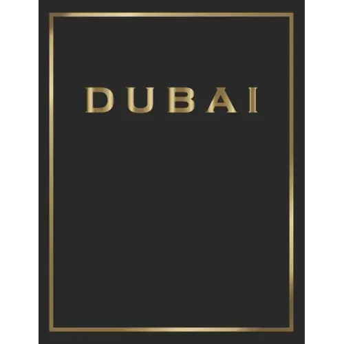 Dubai: Gold and Black Decorative Book - Perfect for Coffee Tables, End Tables, Bookshelves, Interior Design & Home Staging Ad