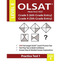 Olsat Practice Test Grade 5 (6th Grade Entry) & Grade 4 (5th Grade Entry)-Level E-Test 1: One Olsat E Practice Test (Practice Test One), Gifted and Ta