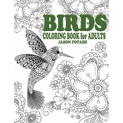 Birds Coloring Book For Adults