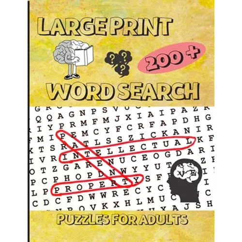 200+ Large Print Word Search Puzzles for Adults: Word Search Book for Adults Large Print with 200 Puzzles with Solutions - 8.5x11 inches / 256 pages