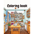 kitchen styles coloring book