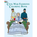 Civil War Fashions Coloring Book
