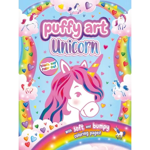 Unicorn Puffy Art: Touch and Feel Coloring Book