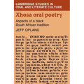 Xhosa Oral Poetry