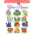 Creative Haven a Year in Flowers Coloring Book
