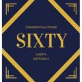 Happy 60th Birthday Guest Book (Hardcover): Happy 60th Birthday Guest book, party and birthday celebrations decor, memory book, 60th birthday, happy b