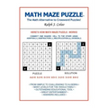 Math Maze Puzzle: The Math Alternative to Crossword Puzzle!