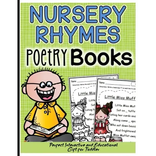 Nursery Rhymes Poetry Books: Perfect Interactive and Educational Gift for Baby, Toddler 1-3 and 2-4 Year Old Girl and Boy