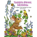 Nature's Sweet Moments: 50+ Super Cute Designs to Color - A Relaxing Coloring Book of Animals and Flowers for Adults and Kids