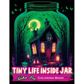 Tiny Life Inside Jar Coloring Book: An Enchanting Coloring Experience of Miniature Worlds Captured in Jars