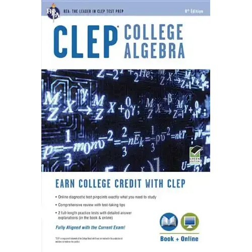 Clep(r) College Algebra Book + Online