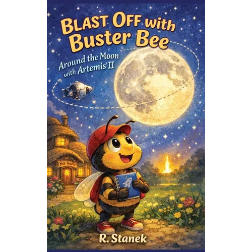 Blast Off With Buster Bee Around the Moon with Artemis II: A Bugville Critters Picture Book About Curiosity, Teamwork, and a Real Journey Around the M