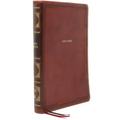 Nkjv, Thinline Reference Bible, Leathersoft, Brown, Red Letter Edition, Comfort Print: Holy Bible, New King James Version
