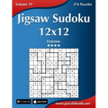 Jigsaw Sudoku 12x12 - Extreme - Volume 19 - 276 Puzzles