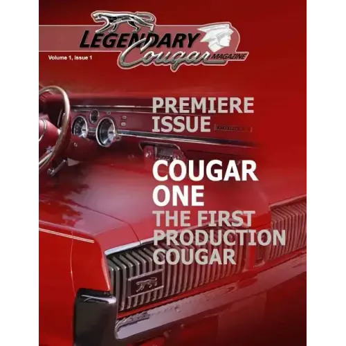 Legendary Cougar Magazine Volume 1 Issue 1: Premiere Issue