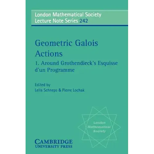 Geometric Galois Actions: Around Grothendieck's Esquisse D'Un Programme