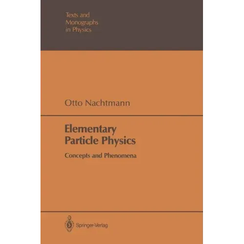 Elementary Particle Physics: Concepts and Phenomena
